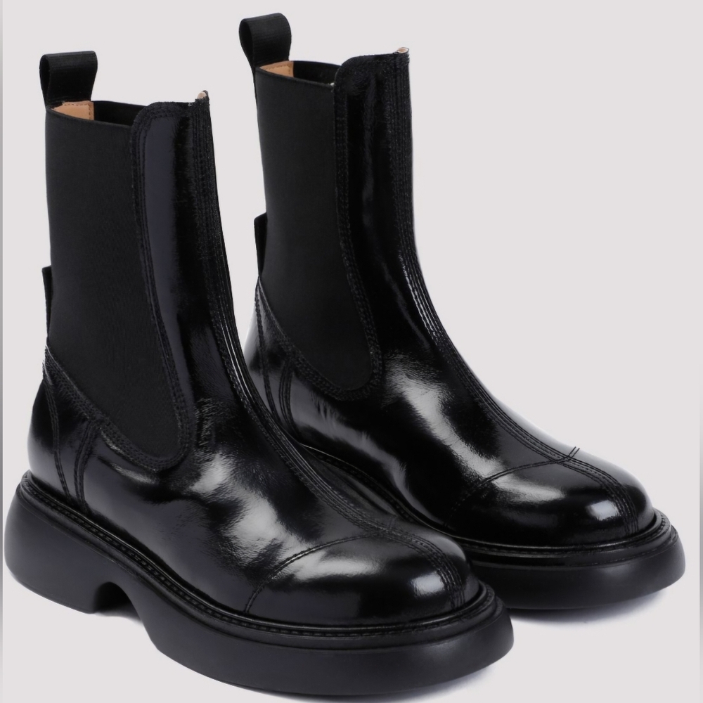 NEW Ganni Everyday Mid Chelsea Boots